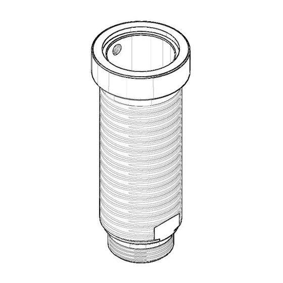 Dornbracht Anschluss, D 36x88mm, Platin, 093001196-08