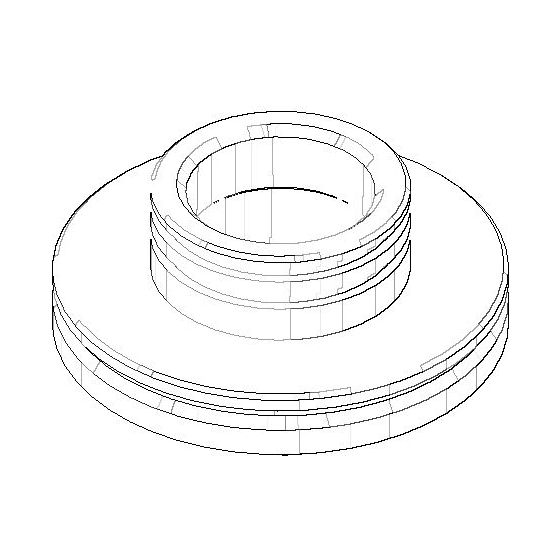 Dornbracht Scheibe Ersatzteile 3/4" 093011198 49x25mm chrom