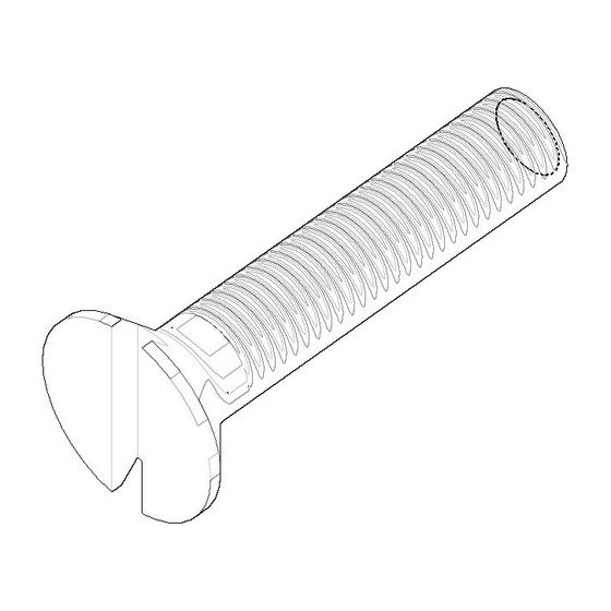 Dornbracht Senkschraube M4x20mm, Messing gebürstet, 093030159-28