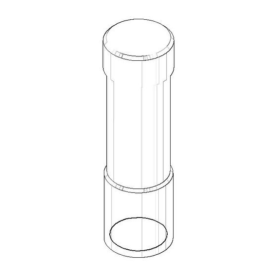 Dornbracht Zugstange für Pressure Balance Valve, Platin, 093109056-08