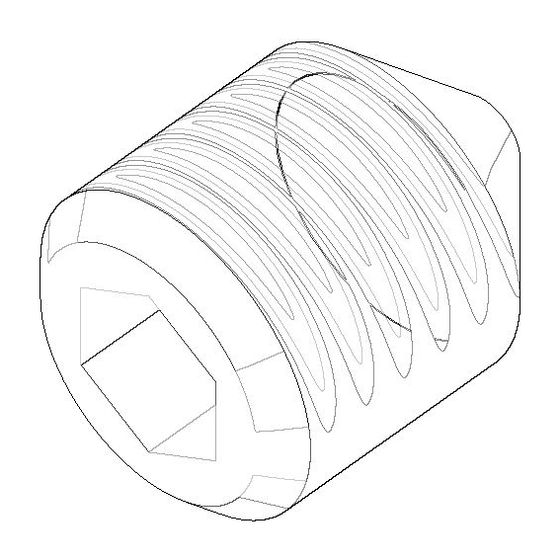 Dornbracht Befestigung Gewindestift Ersatzteile 093111002 M8x10mm