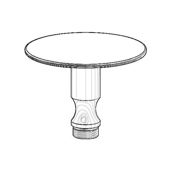 Dornbracht Stopfen, 63x48mm, Chrom, 093120097-00