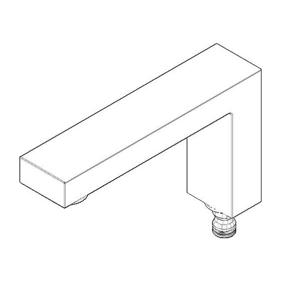 Dornbracht Auslauf Ersatzteile 90110619102 157x91x36mm 7 l/min chrom