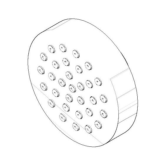 Dornbracht Sprayface Ersatzteile 90120502700 55x12mm chrom