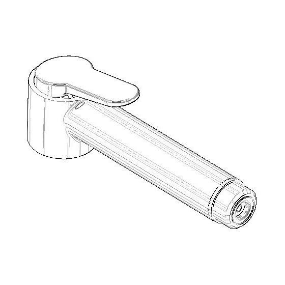 Dornbracht Brause, Chrom gebürstet, 90121110700-93