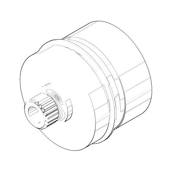 Dornbracht Griff Rastbuchsenaufnahme Ersatzteile 90121200700 29x26mm platin