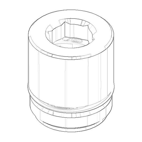 Dornbracht Hülse mit Sicherungseinrichtung Ersatzteile 90170118800 20,8x23mm