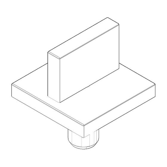 Dornbracht Griff Ersatzteile 90207800203 80x80x45mm platin matt