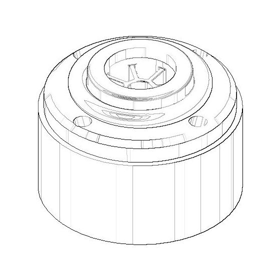 Dornbracht Strahlregler Ersatzteile 90230112700 24x12mm platin matt