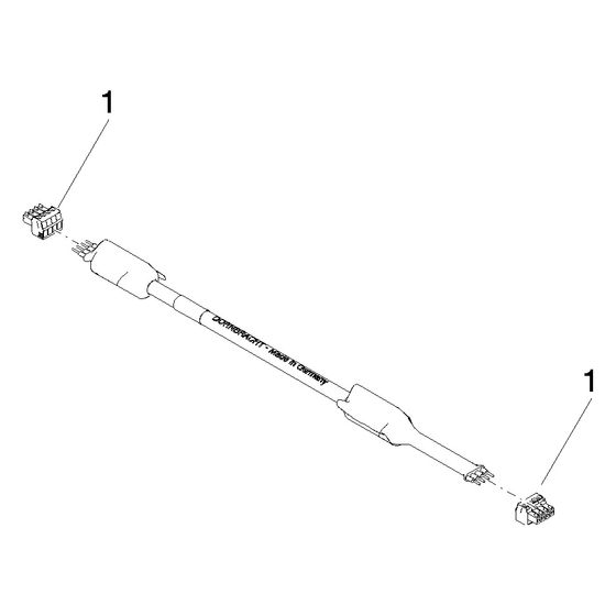 Dornbracht VBUS Verbinder Typ A, 600mm, 0410010520090
