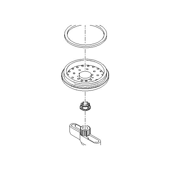 Dornbracht Einsatz Brause-Sieb, 70x110x20mm, 9012010100090