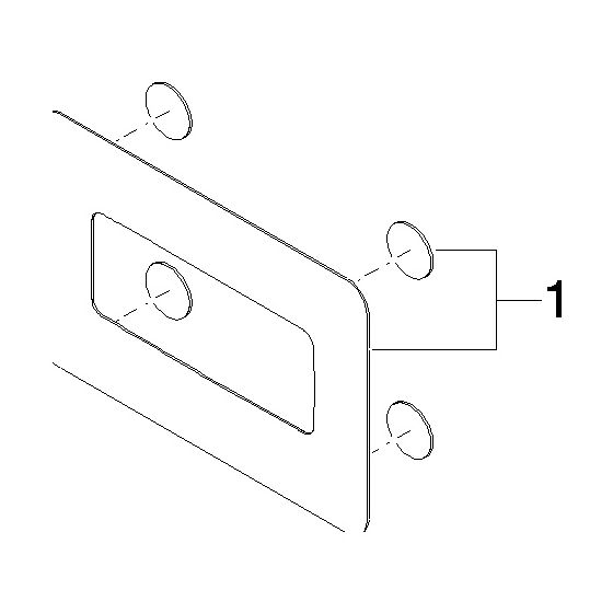 Dornbracht Befestigung Ersatzteile 90150107400 100x150x2mm