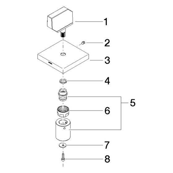 Dornbracht Armaturenzubehör, Chrom, 90207006293-00