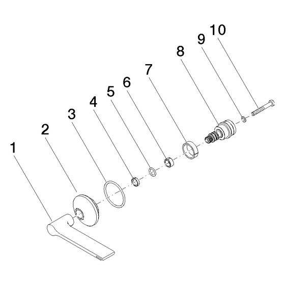 Dornbracht Griff für Brause/Wanne Stand, Messing gebürstet 23kt Gold, 113x68x60mm, 90208001201-28