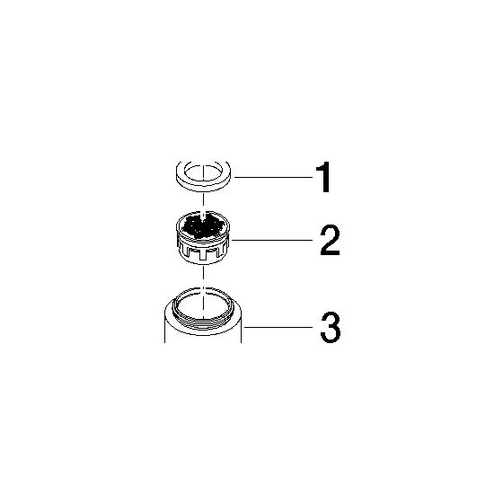 Dornbracht Luftsprudler, M24x1, Chrom, 90230104303-00