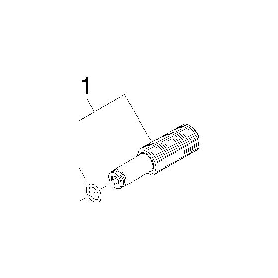 Dornbracht Nippel, 21x76mm, 9024032120090