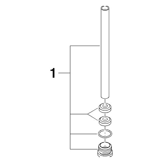 Dornbracht Umrüstsatz für Umstellung, 19x40mm, 9028220100090
