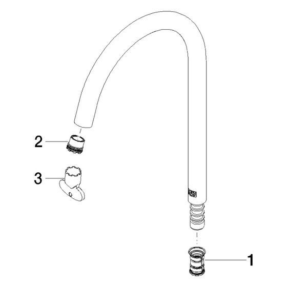Dornbracht Auslauf für Waschtisch Stand, 168mm, 5,7l/min, Chrom, 90282232500-00