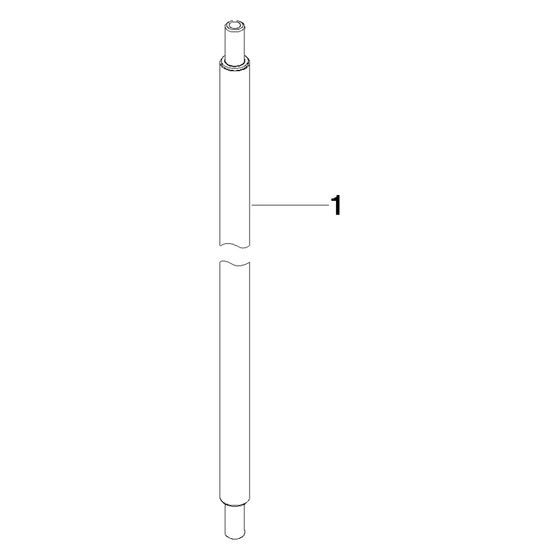 Dornbracht Rohr für Designteil, 18x792mm, Champagne, 90282259700-47