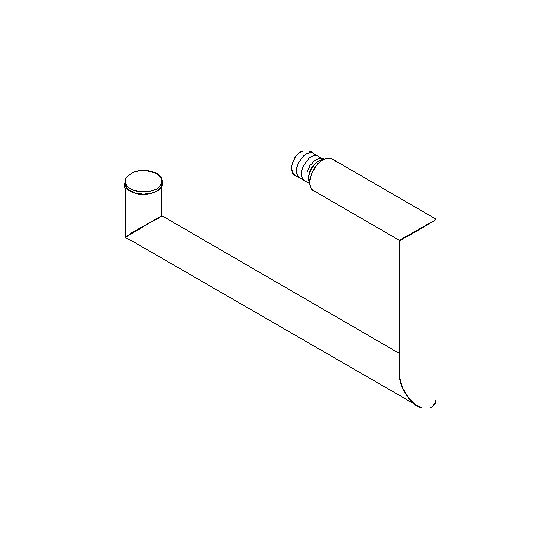 Dornbracht Halter, 150x80x13mm, Chrom, 90282262600-00