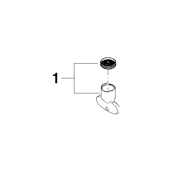 Dornbracht Luftsprudlereinsatz, ohne Begrenzung 18mm, 9029030610090