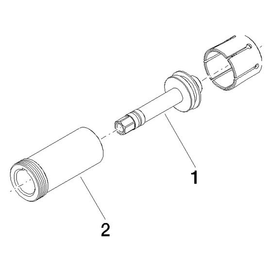 Dornbracht Anschluss für Potfiller, D 38x84mm, 9030012130090