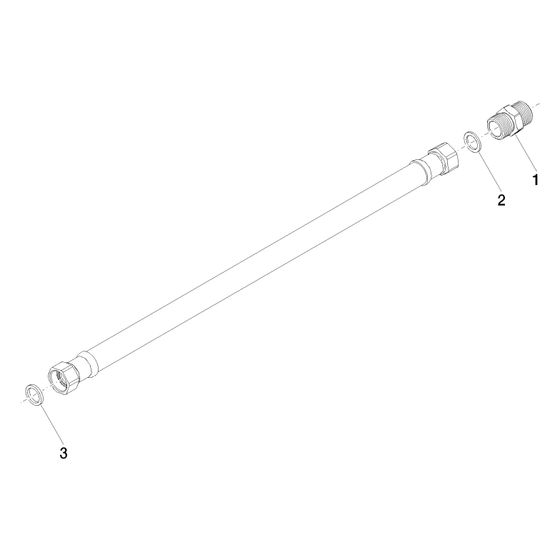 Dornbracht Druckschlauch Ersatzteile 90300407100 3/4