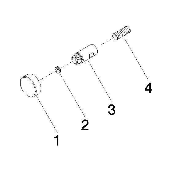 Dornbracht Zugstange für Umstellung, 26x47,3mm, Cyprum, 90310913900-49
