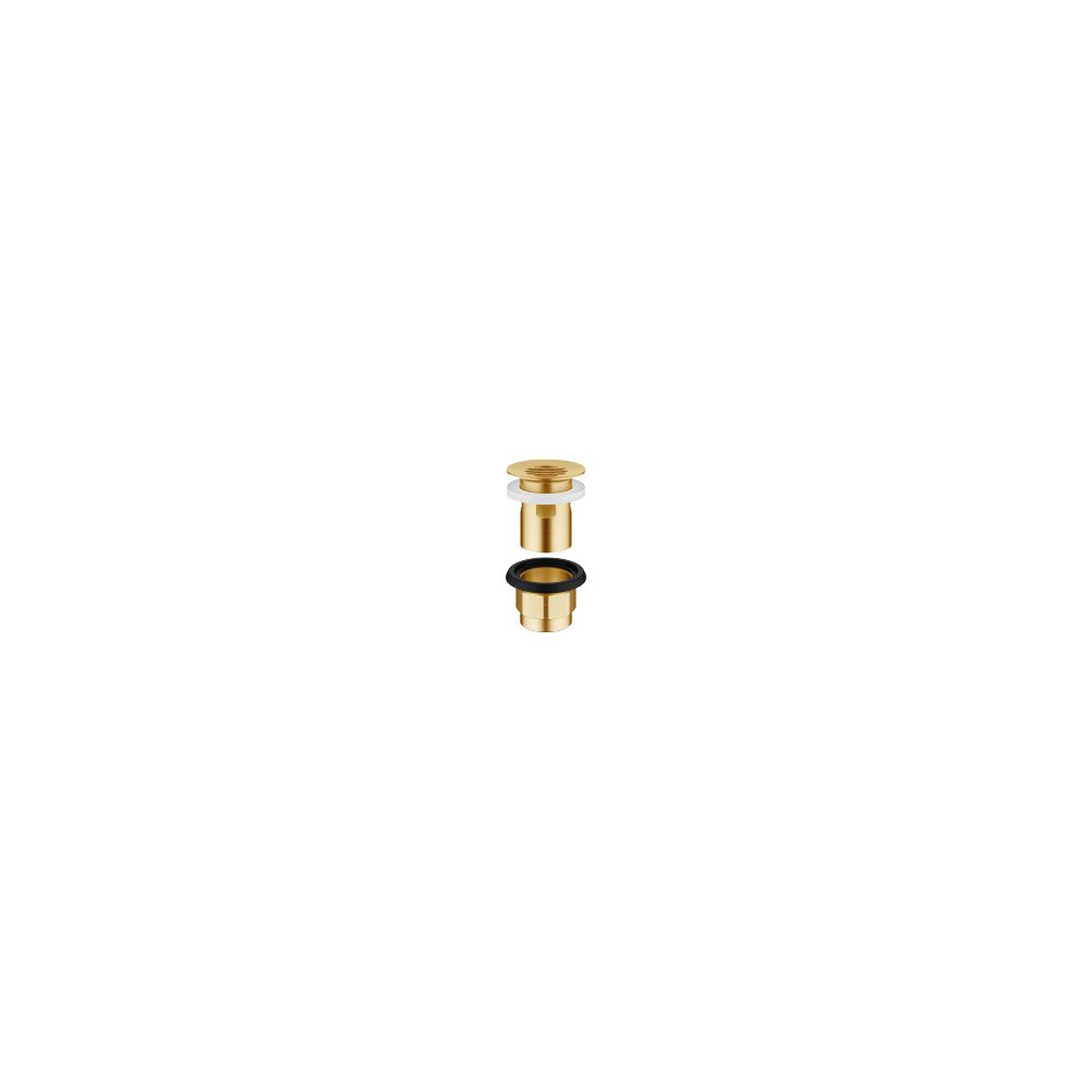 Dornbracht Siebventil für Becken mit Überlauf G 1 1/4", Messing gebürstet 23kt ... DORNBRACHT-10105970-28 4029011896316 (Abb. 2)