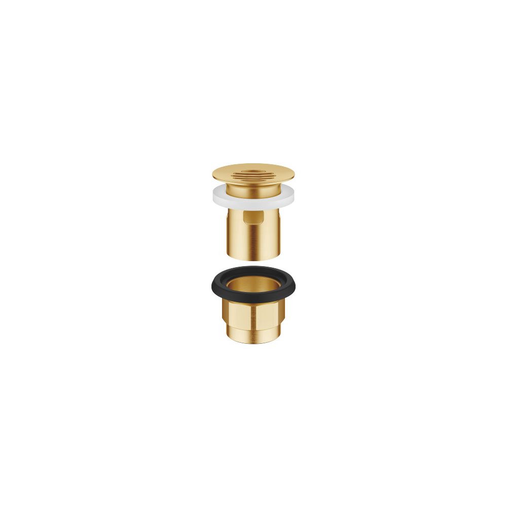 Dornbracht Siebventil für Becken mit Überlauf G 1 1/4", Gold gebürstet PVD... DORNBRACHT-10105970-37 4099477431550 (Abb. 2)