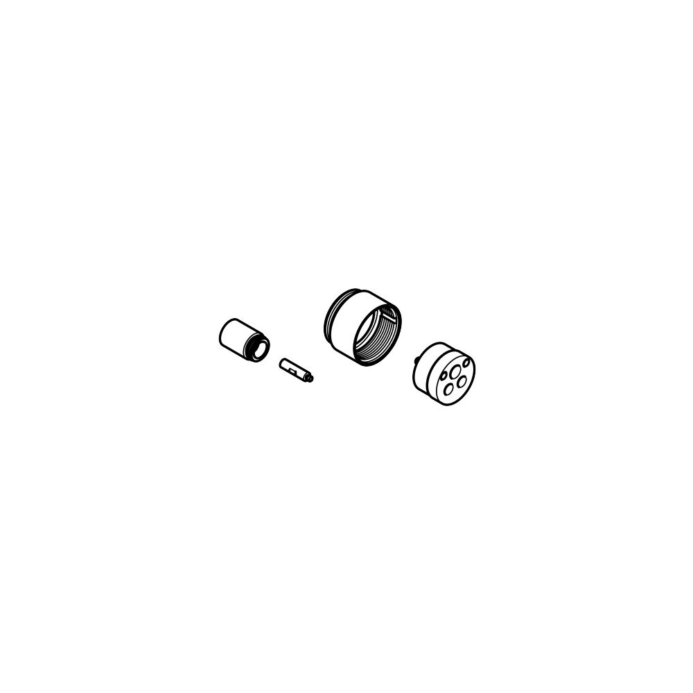 Dornbracht Verlängerung 25mm für Unterputz-Einhandbatterie Brause und Wanne 36 1... DORNBRACHT-1219197090 4029011647987 (Abb. 2)