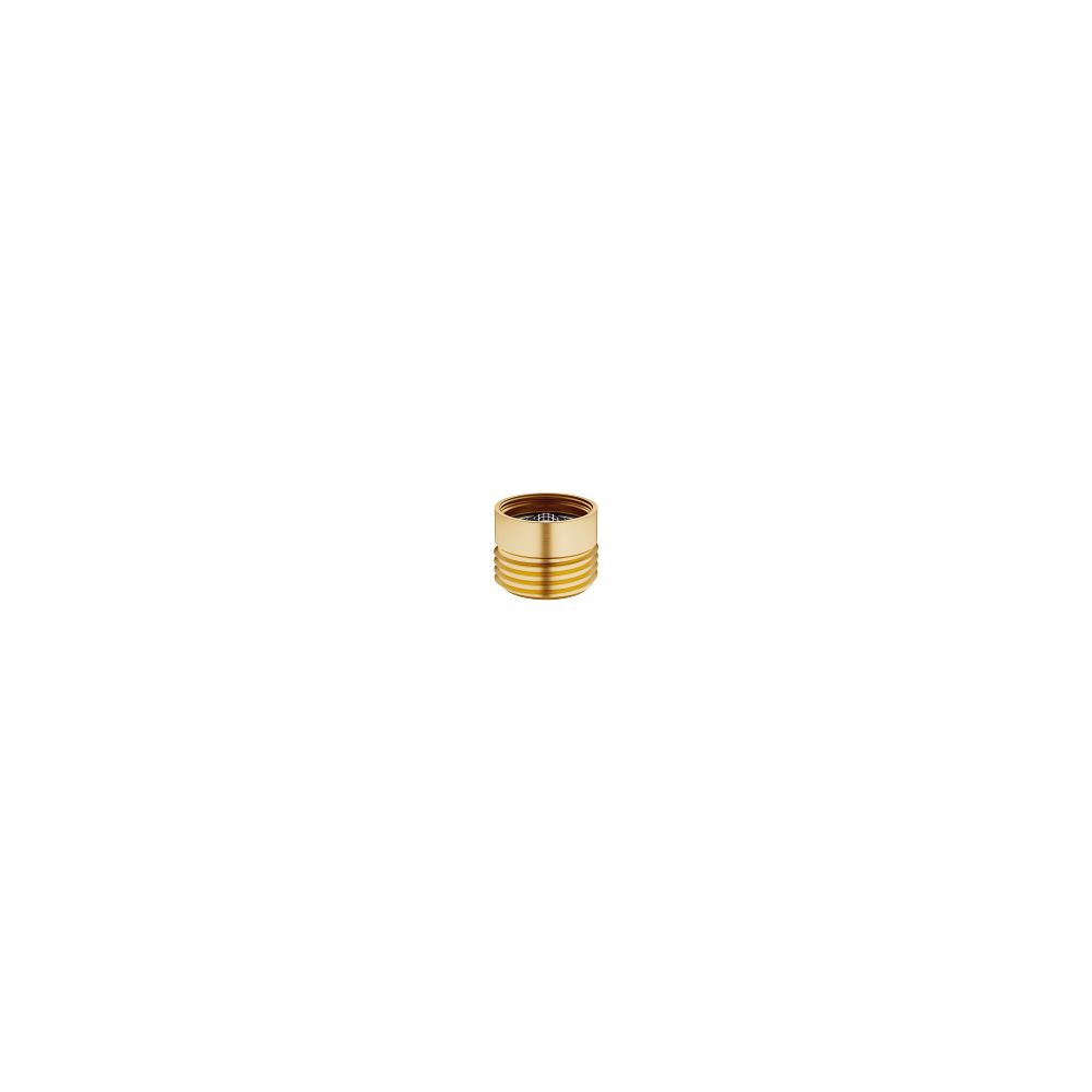 Dornbracht Adapter für Brauseabgang G 3/8"xG 1/2", Messing gebürstet 23kt Gold,... DORNBRACHT-12202979-28 4029011896507 (Abb. 2)