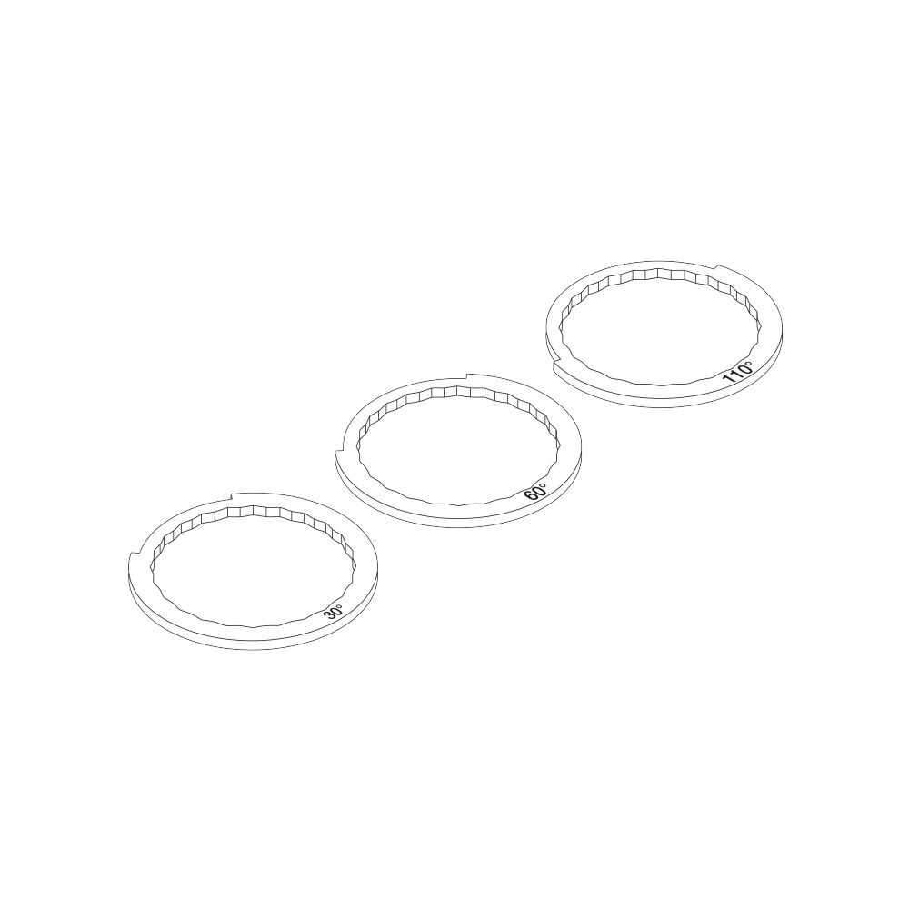 Dornbracht Schwenkbegrenzungsset 30/60/110 Grad für Küchenarmaturen, 1282197090... DORNBRACHT-1282197090 4099477141787 (Abb. 2)