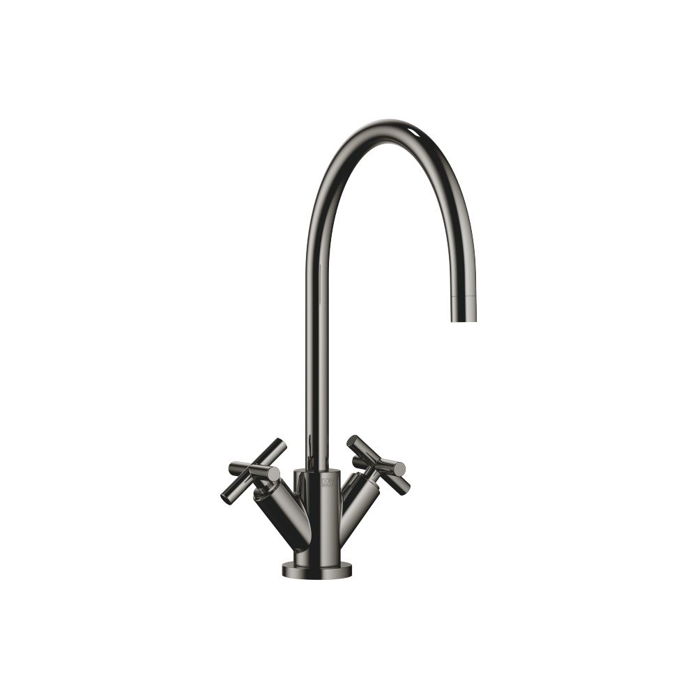 Dornbracht Einlochbatterie Tara schwenkbar, Ausladung 235mm, max. 7l/min, Dark ... DORNBRACHT-22815892-19 4099477073705 (Abb. 2)