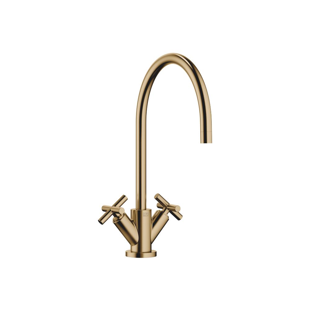 Dornbracht Einlochbatterie Tara schwenkbar, Ausladung 235mm, max. 7l/min, Dark ... DORNBRACHT-22815892-39 4099477399683 (Abb. 2)