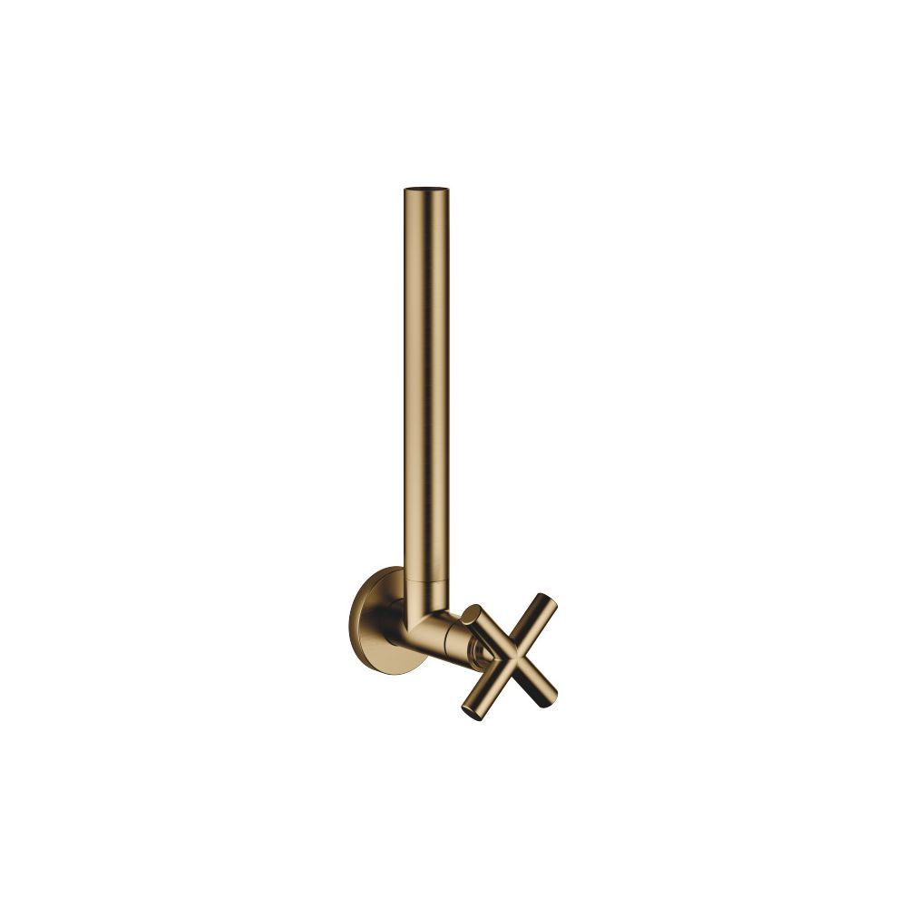 Dornbracht Eckventil Tara, Rosette 55mm, Schlauchabdeckung 200mm, Dark Brass ge... DORNBRACHT-22900892-39 4099477346786 (Abb. 2)