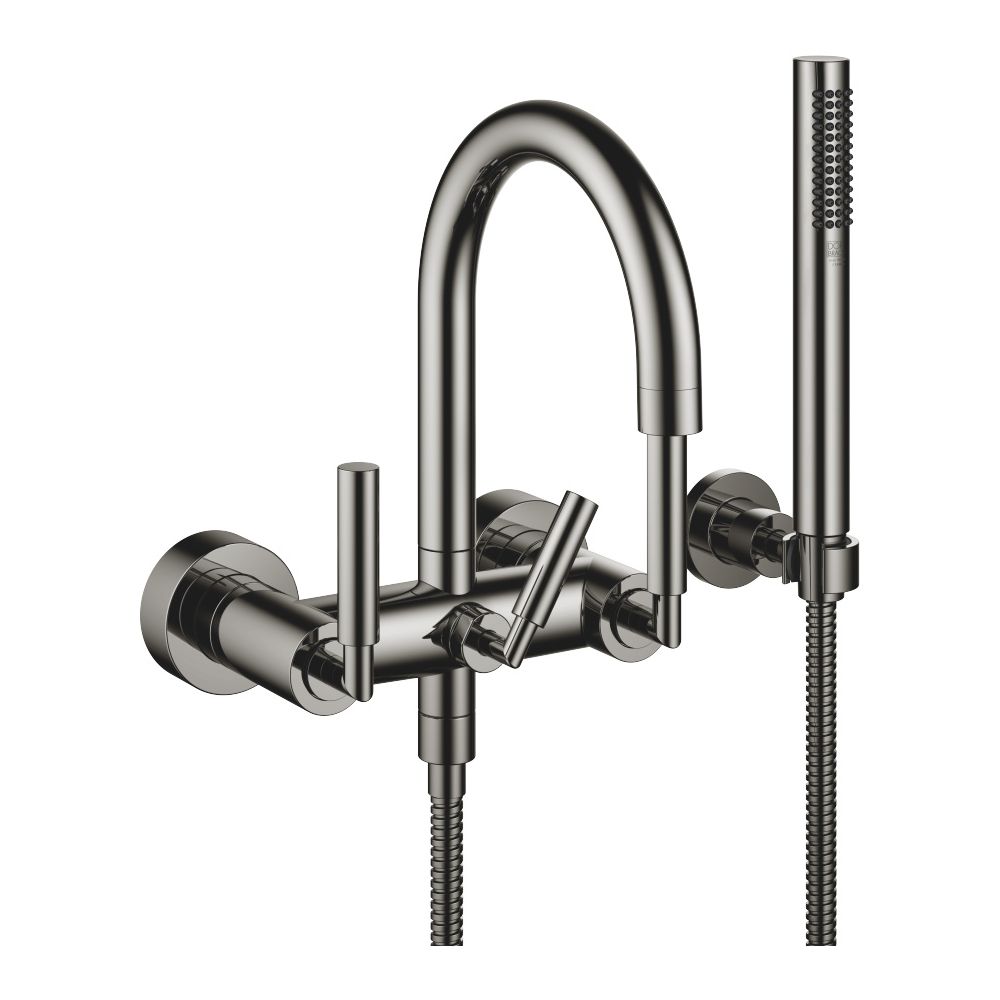 Dornbracht Wannenbatterie Tara für Wandmontage mit Schlauchbrausegarnitur, 240m... DORNBRACHT-25133882-19 4029011996757 (Abb. 2)