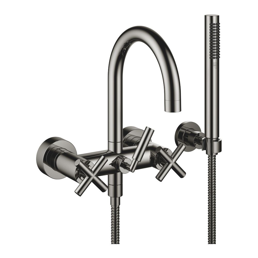 Dornbracht Wannenbatterie Tara für Wandmontage mit Schlauchbrausegarnitur, 240m... DORNBRACHT-25133892-19 4029011996771 (Abb. 2)