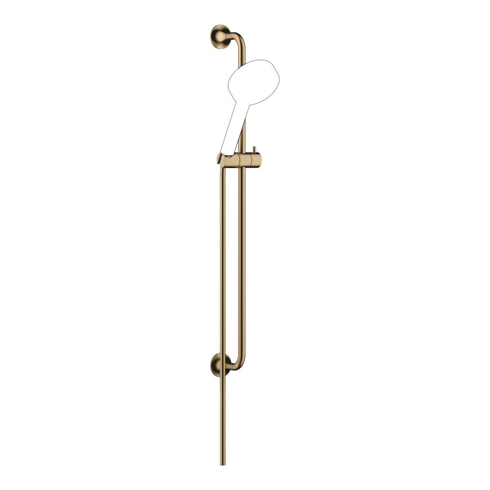 Dornbracht Duschgarnitur Vaia ohne Handbrause Stichmaß 800mm, Dark Brass gebürs... DORNBRACHT-26413809-39 4099477347028 (Abb. 2)
