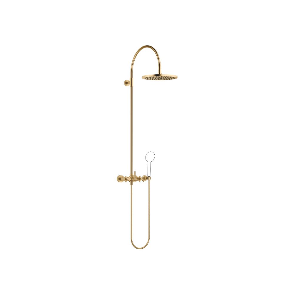 Dornbracht Shower Pipe Tara mit Brausebatterie ohne Handbrause, 420mm, Kopfbrau... DORNBRACHT-26622892-28 4099477114514 (Abb. 2)