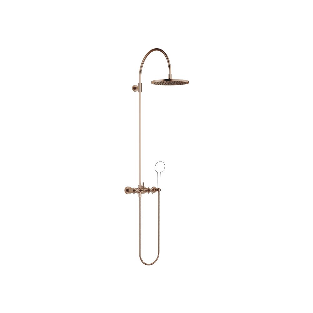 Dornbracht Shower Pipe Tara mit Brausebatterie ohne Handbrause, 420mm, Kopfbrau... DORNBRACHT-26622892-42 4099477247991 (Abb. 2)