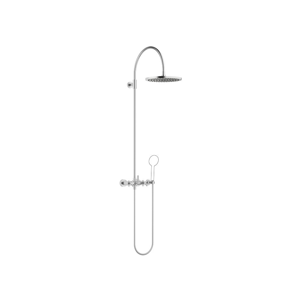 Dornbracht Shower Pipe Tara mit Brausebatterie ohne Handbrause, 420mm, Kopfbrau... DORNBRACHT-26622892-93 4099477114552 (Abb. 2)