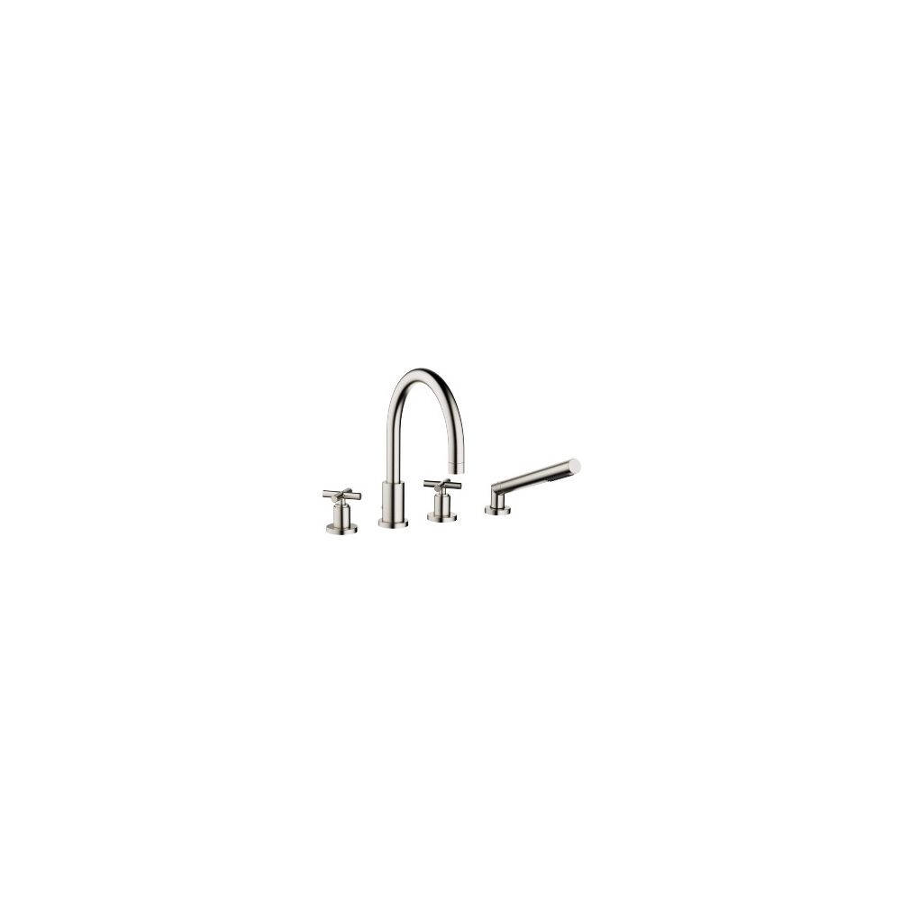 Dornbracht Wannen-Vierlochbatterie Tara für Wannenrandmontage, Ausladung 220mm,... DORNBRACHT-27512892-06 4029011518331 (Abb. 2)