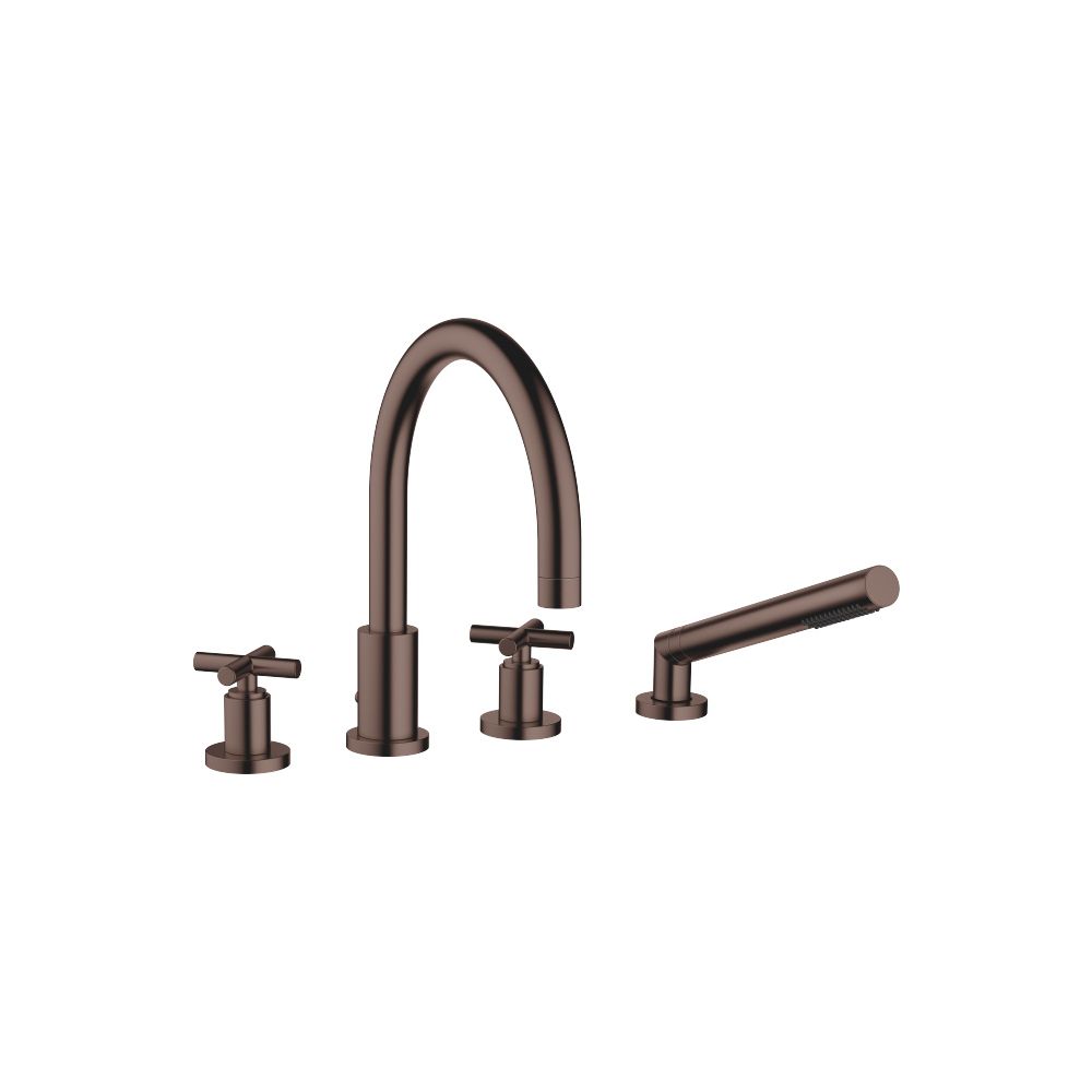 Dornbracht Wannen-Vierlochbatterie Tara für Wannenrandmontage, Ausladung 220mm,... DORNBRACHT-27512892-43 4099477463919 (Abb. 2)