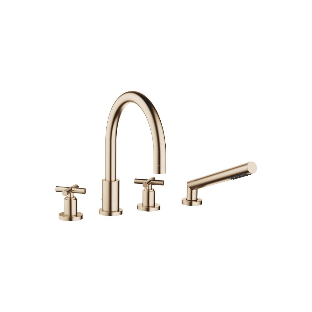 Dornbracht Wannen-Vierlochbatterie Tara für Wannenrandmontage, 220mm, 23,5l/min... DORNBRACHT-27512892-46 4099477031996 (Abb. 2)