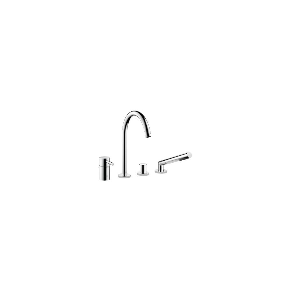 Dornbracht Wannen-Vierlochbatterie Meta für Wannenrandmontage, Ausladung 221mm,... DORNBRACHT-27632661-00 4029011761997 (Abb. 2)
