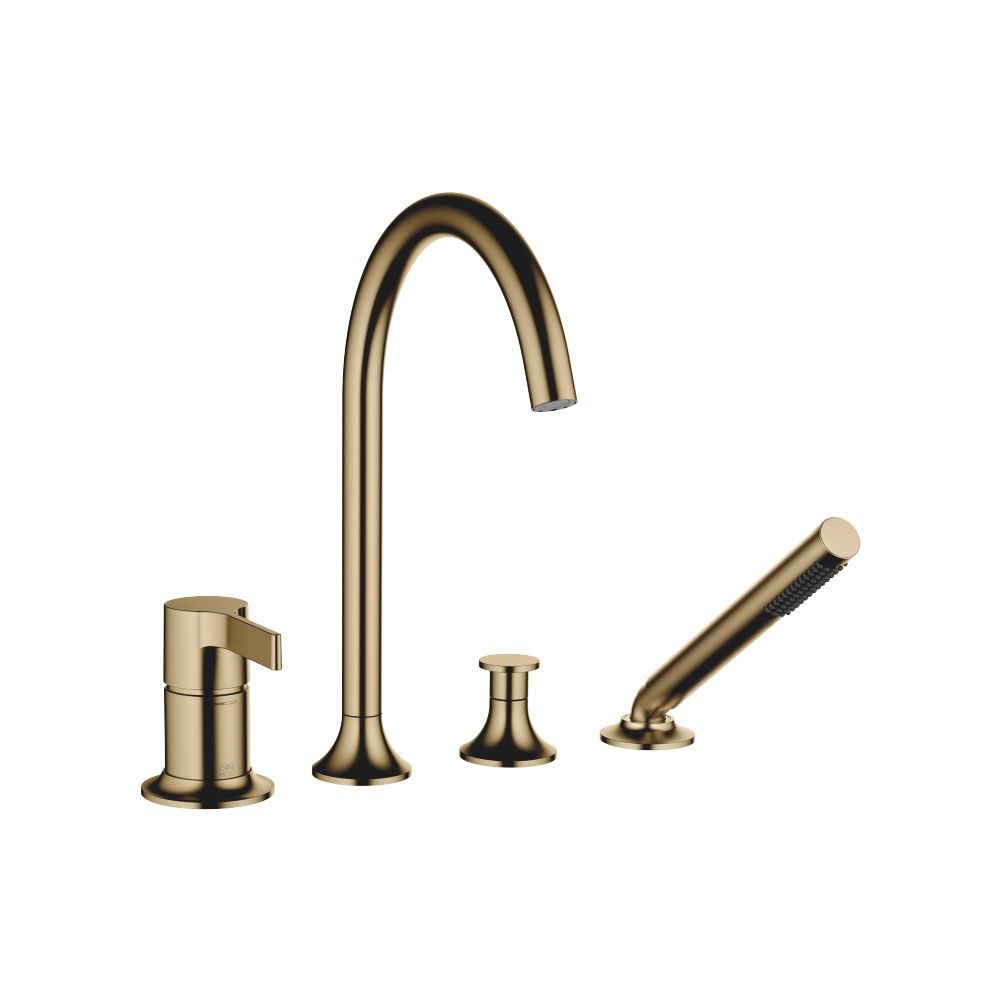 Dornbracht Wannen-Vierlochbatterie Vaia 220mm, Dark Brass gebürstet... DORNBRACHT-27632809-39 4099477347257 (Abb. 2)