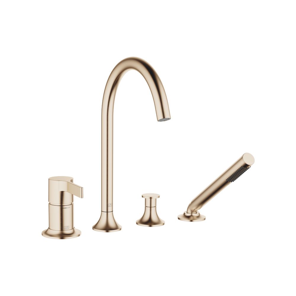 Dornbracht Wannen-Vierlochbatterie Vaia 220mm, Champagne gebürstet 22kt Gold... DORNBRACHT-27632809-46 4099477091402 (Abb. 2)