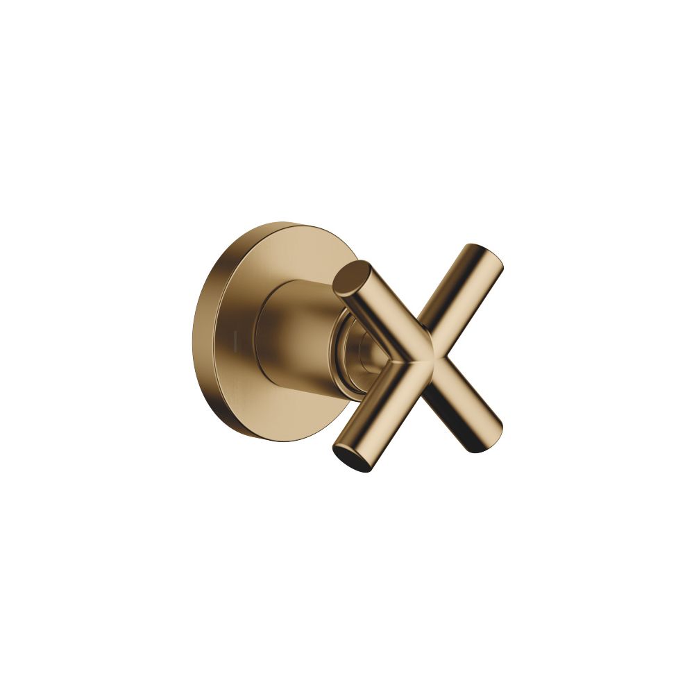 Dornbracht Unterputz-Zweiwege-Umstellung Tara, Rosette 60mm, Dark Brass gebürst... DORNBRACHT-36200892-39 4099477349589 (Abb. 2)