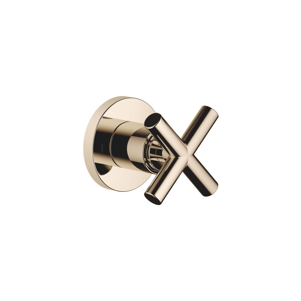 Dornbracht Unterputz-Zweiwege-Umstellung Tara, Rosette 60mm, Champagne 22kt Gol... DORNBRACHT-36200892-47 4099477014050 (Abb. 2)